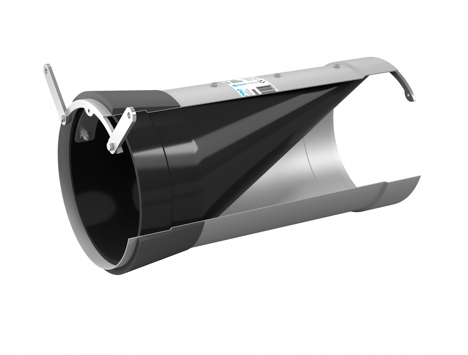 3D renderad produktbild som har en genomskärning